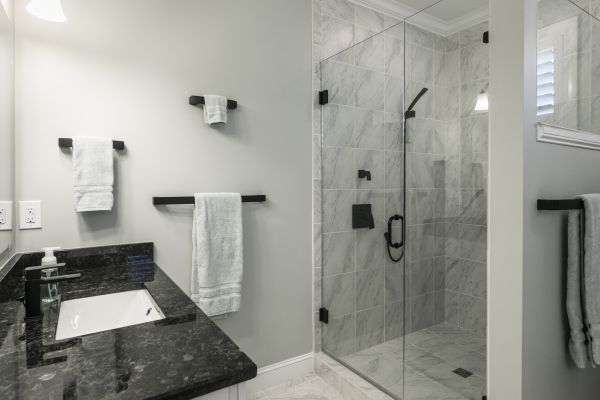 Granite Shower Installation in Burnsville