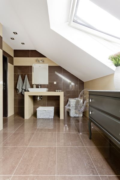 Attic Bathroom Installation in Burnsville