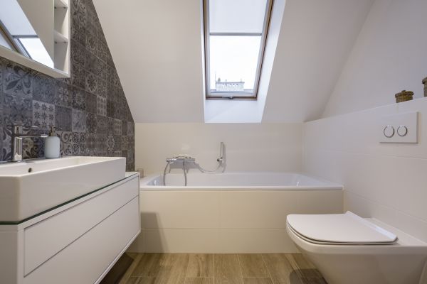 Attic Bathroom Construction in Burnsville